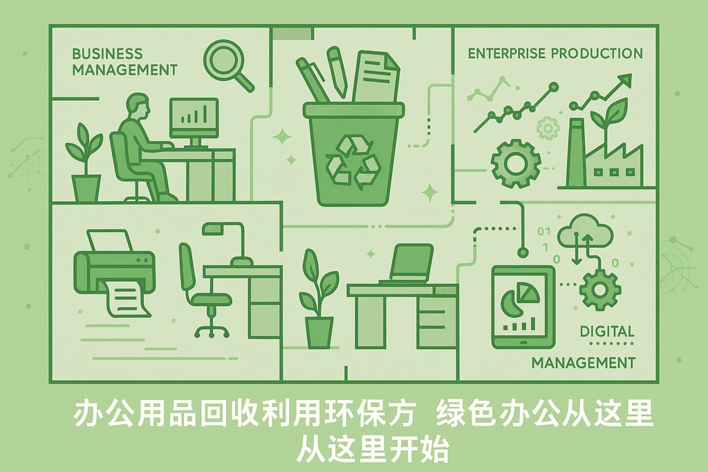 办公用品回收利用的环保方案，绿色办公从这里开始