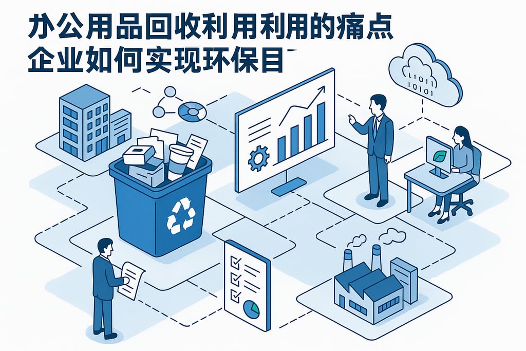 办公用品回收利用的痛点，企业如何实现环保目标