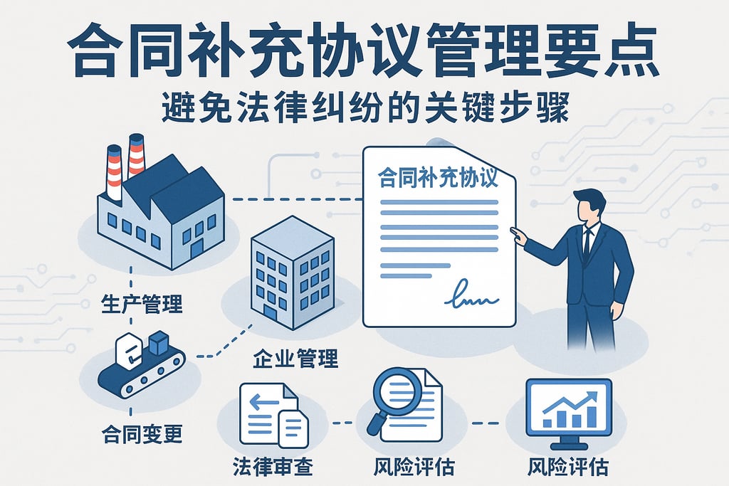 合同补充协议管理要点，避免法律纠纷的关键步骤