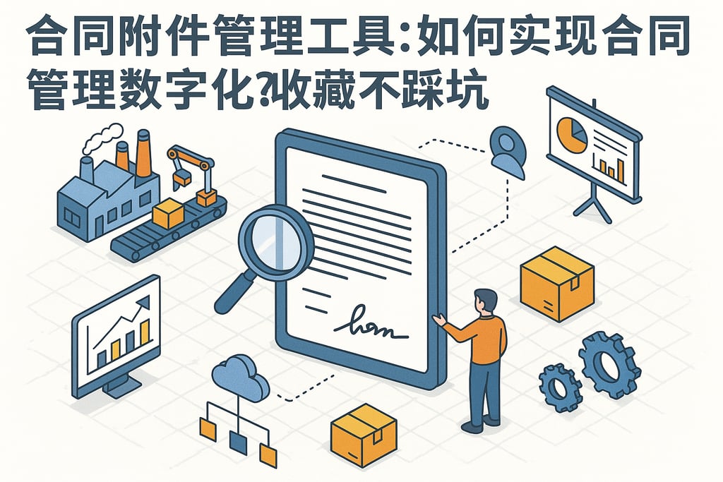 合同附件管理工具：如何实现合同管理数字化？收藏不踩坑