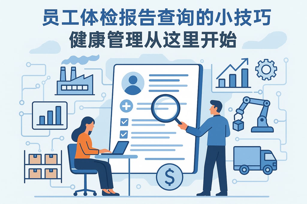 员工体检报告查询的小技巧，健康管理从这里开始