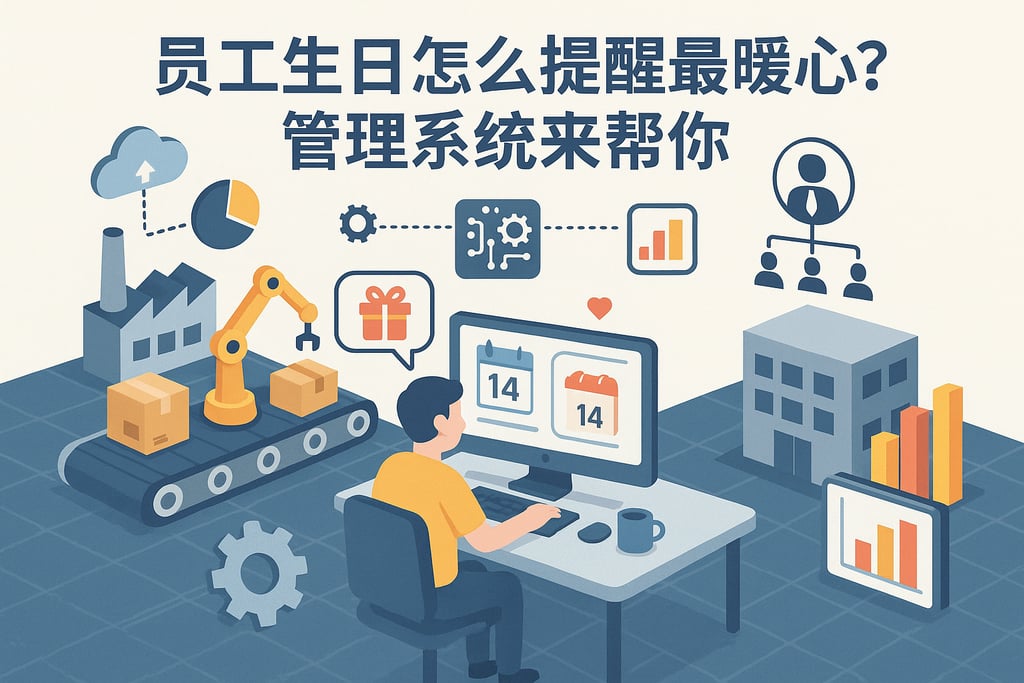 员工生日怎么提醒最暖心？管理系统来帮你