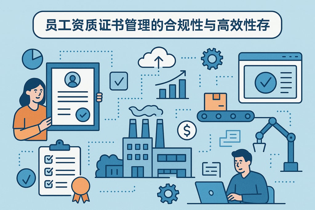 员工资质证书管理的合规性与高效性并存