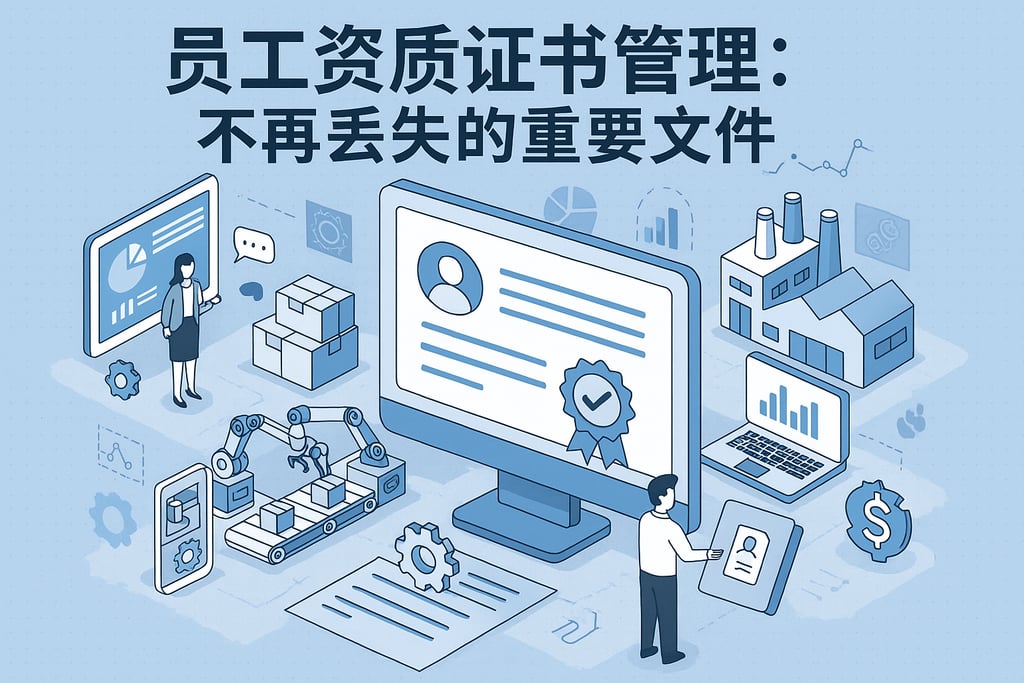 员工资质证书管理：不再丢失的重要文件