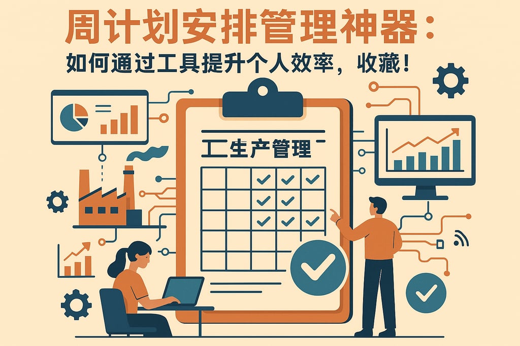 周计划安排管理神器：如何通过工具提升个人效率，收藏！