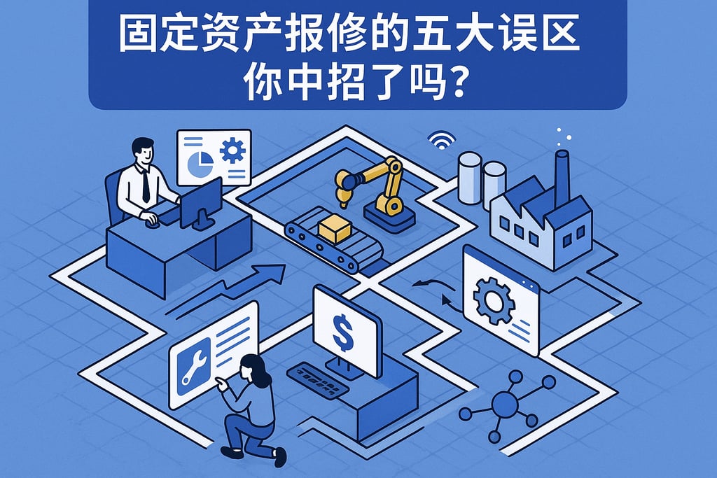 固定资产报修的五大误区，你中招了吗？