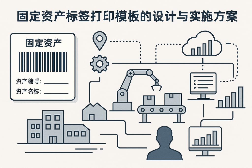 固定资产标签打印模板的设计与实施方案