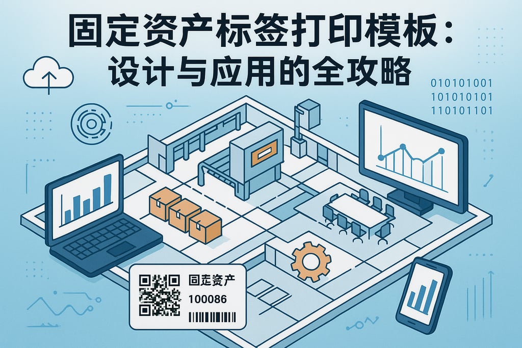 固定资产标签打印模板：设计与应用的全攻略