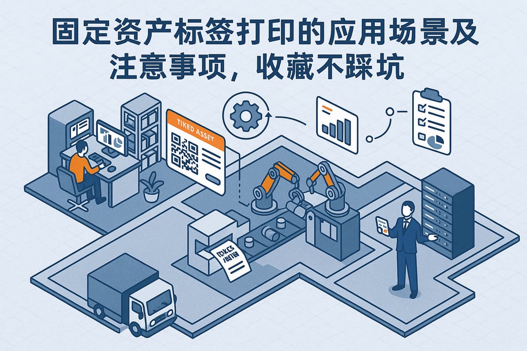 固定资产标签打印的应用场景及注意事项，收藏不踩坑