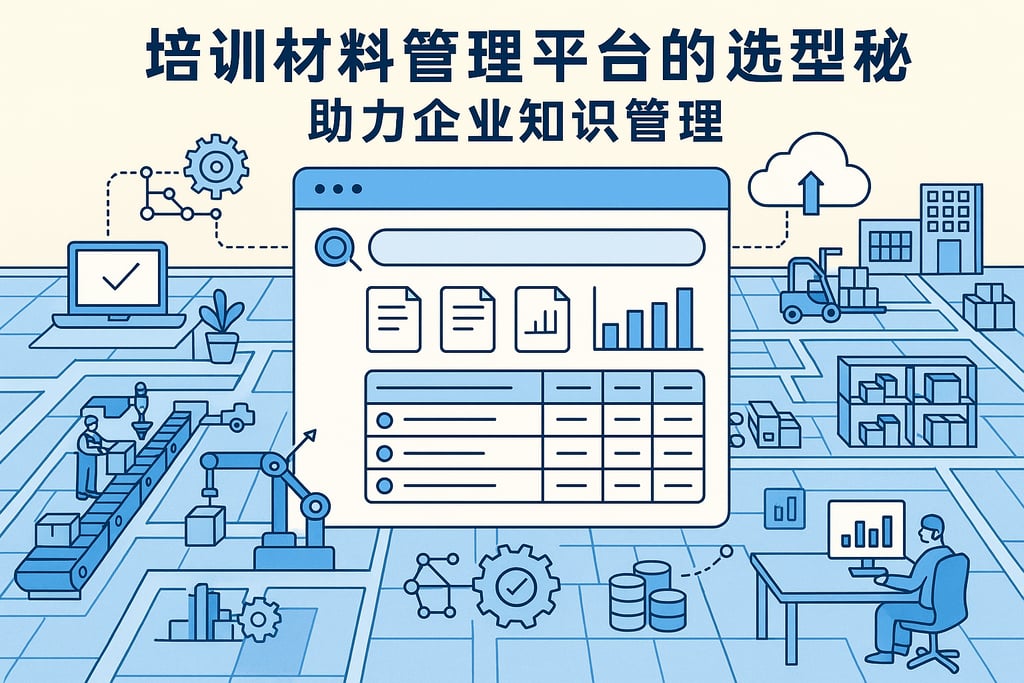 培训材料管理平台的选型秘籍，助力企业知识管理