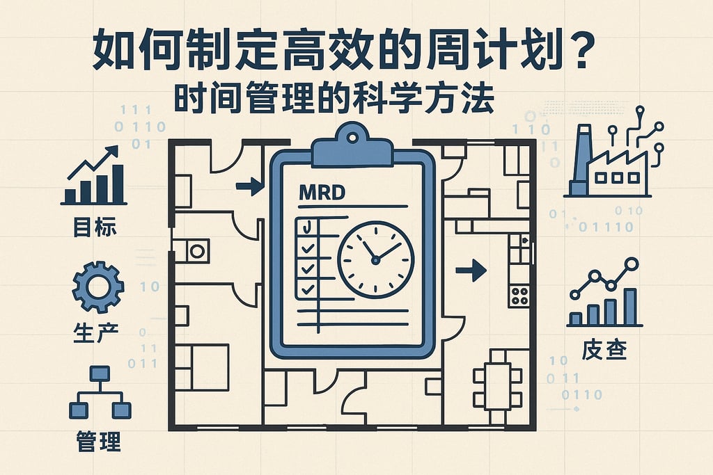 如何制定高效的周计划？时间管理的科学方法