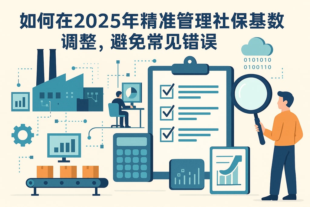 如何在2025年精准管理社保基数调整，避免常见错误