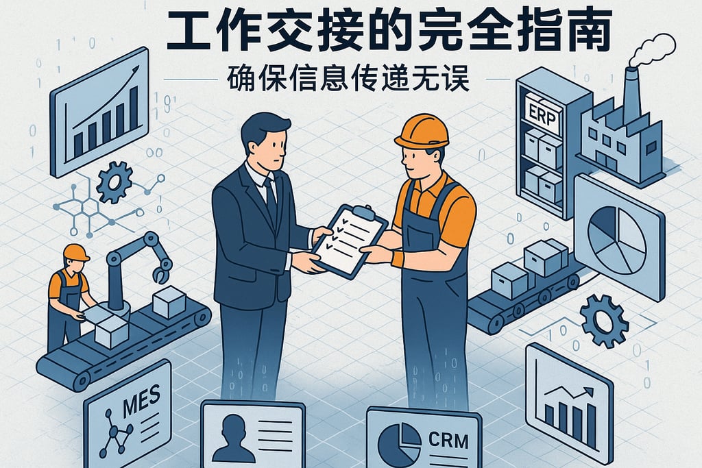 工作交接的完全指南，确保信息传递无误