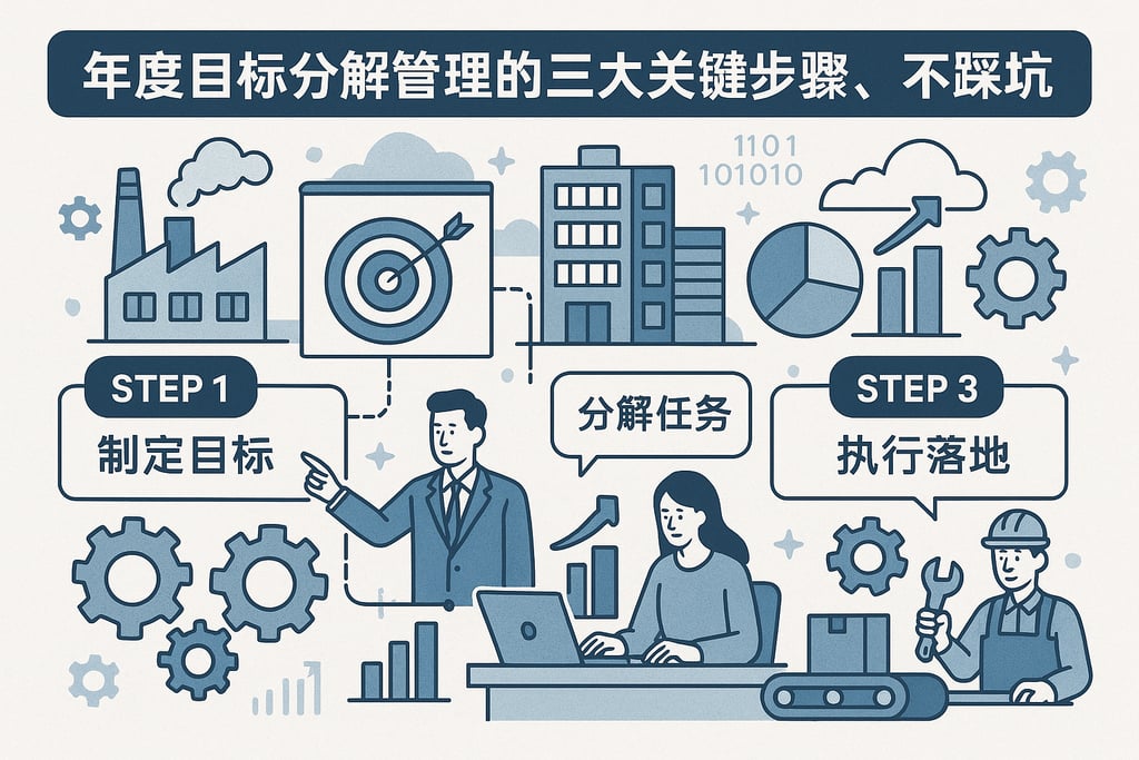 年度目标分解管理的三大关键步骤，不踩坑