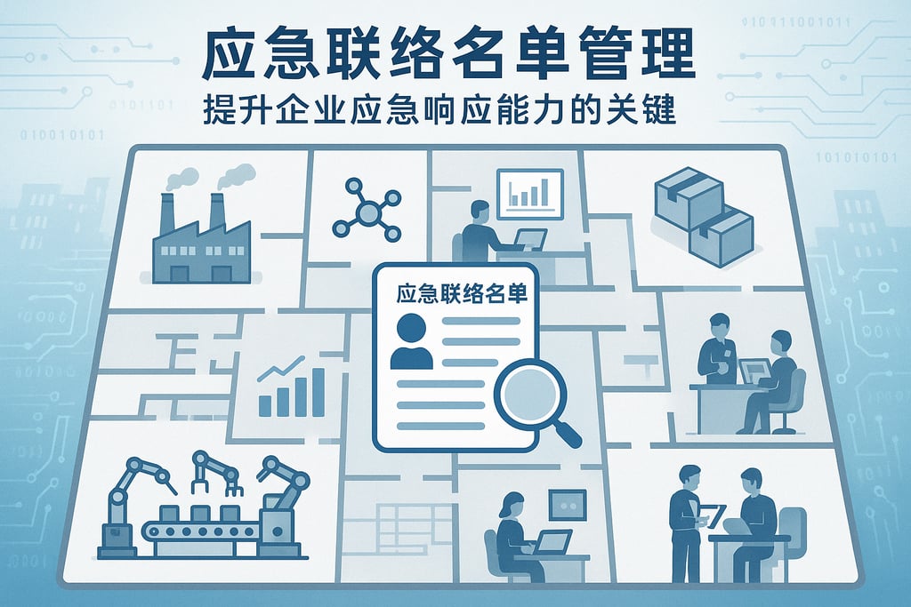 应急联络名单管理，提升企业应急响应能力的关键