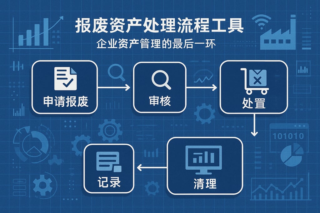 报废资产处理流程工具，企业资产管理的最后一环
