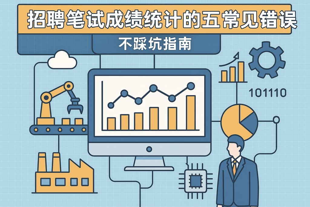 招聘笔试成绩统计的五大常见错误，不踩坑指南