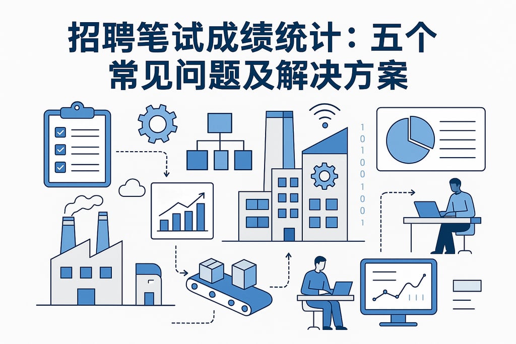 招聘笔试成绩统计：五个常见问题及解决方案