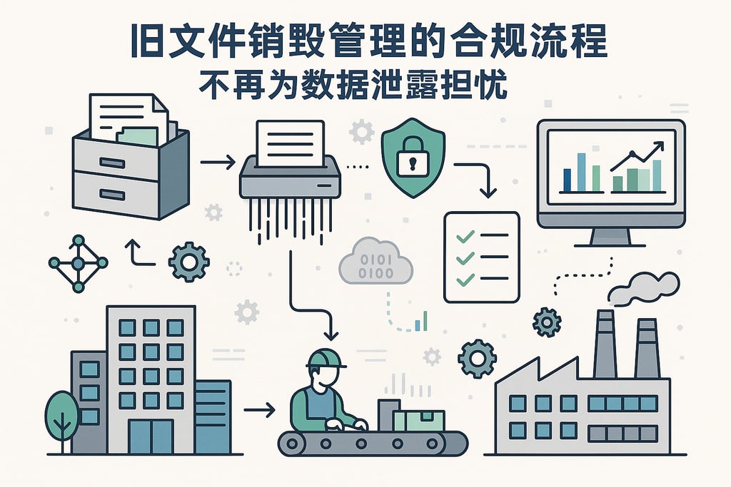 旧文件销毁管理的合规流程，不再为数据泄露担忧