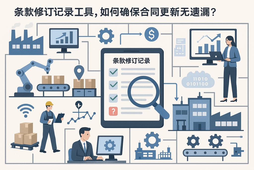 条款修订记录工具，如何确保合同更新无遗漏？