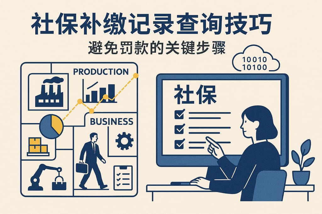 社保补缴记录查询技巧，避免罚款的关键步骤