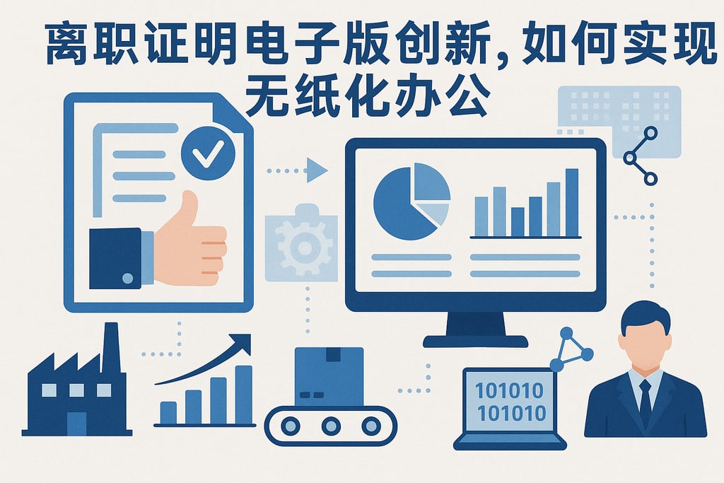 离职证明电子版创新，如何实现无纸化办公