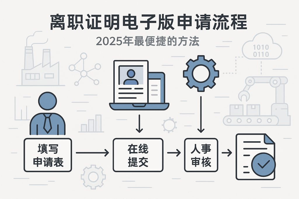 离职证明电子版申请流程，2025年最便捷的方法