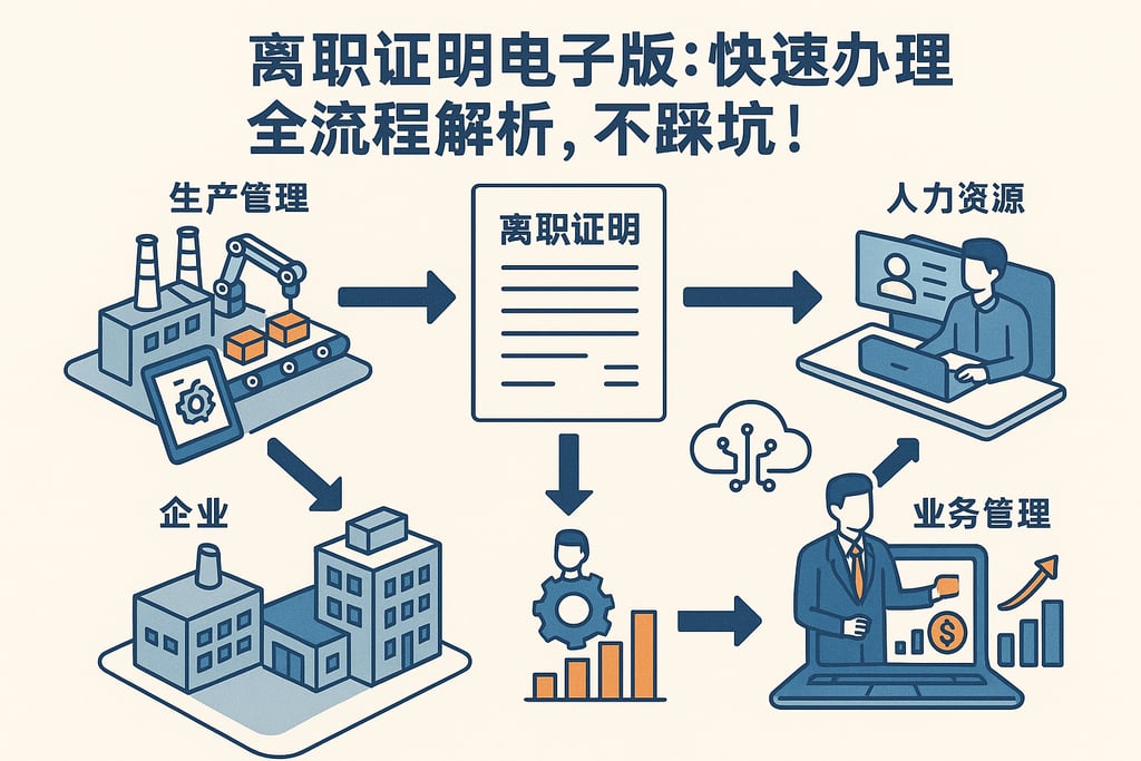 离职证明电子版：快速办理的全流程解析，不踩坑！