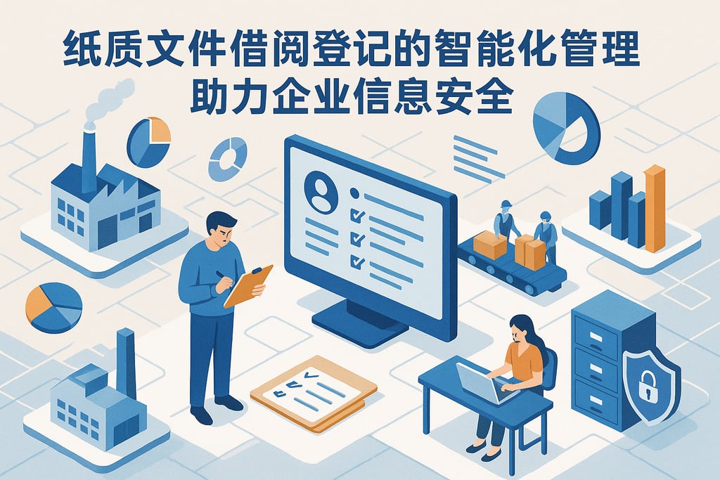 纸质文件借阅登记的智能化管理，助力企业信息安全