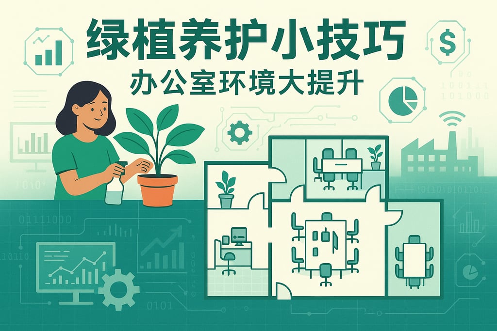 绿植养护小技巧，办公室环境大提升