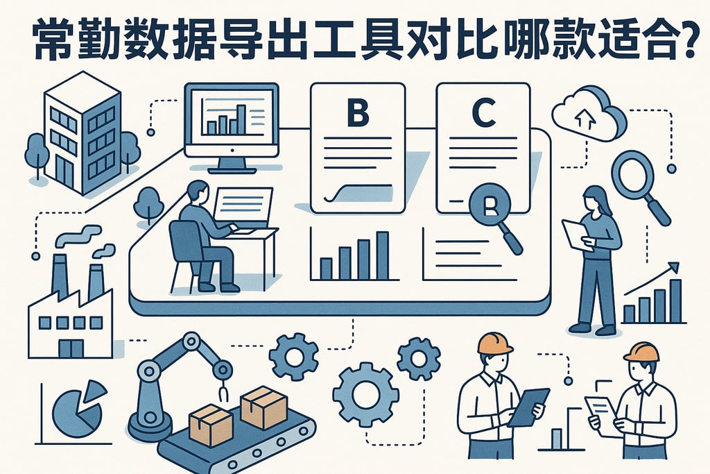 考勤数据导出工具对比，哪款最适合你？