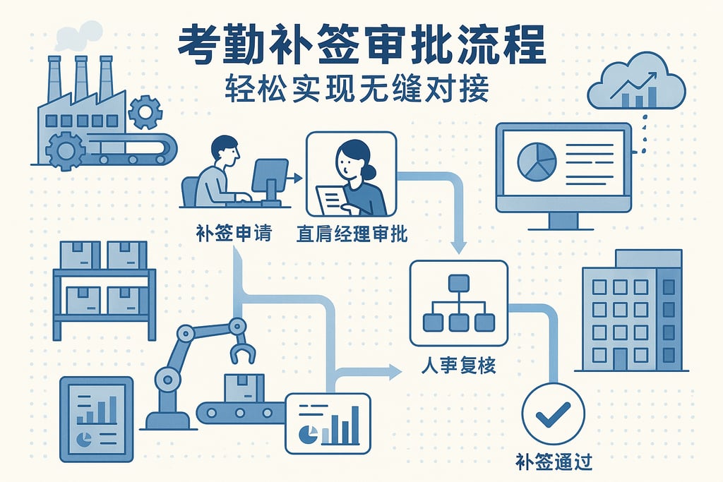 考勤补签审批流程，轻松实现无缝对接