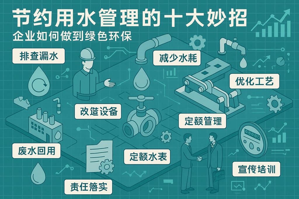 节约用水管理的十大妙招，企业如何做到绿色环保