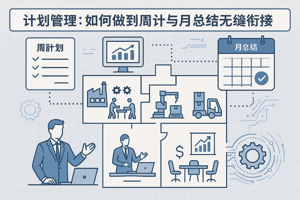 计划管理：如何做到周计划与月总结无缝衔接