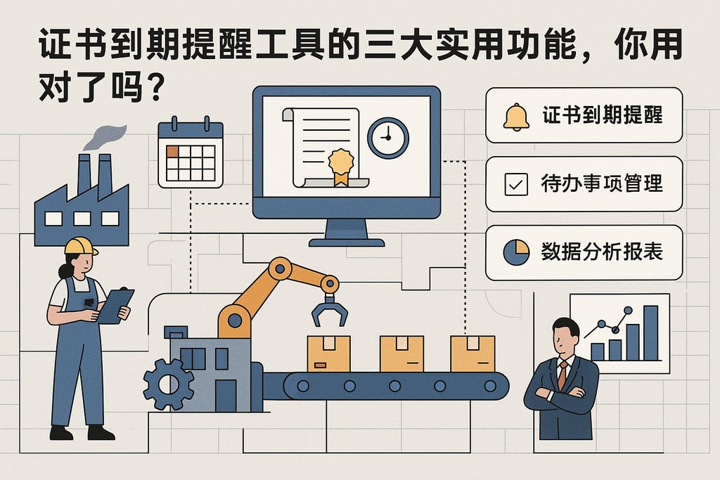 证书到期提醒工具的三大实用功能，你用对了吗？