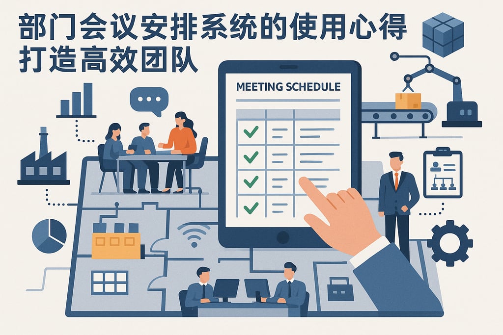 部门会议安排系统的使用心得，打造高效团队