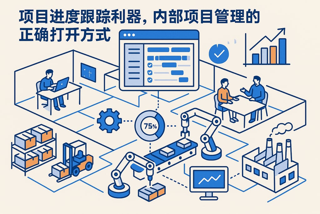 项目进度跟踪利器，内部项目管理的正确打开方式