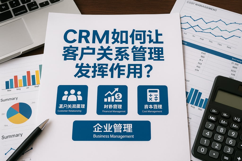CRM如何让客户关系管理发挥作用？