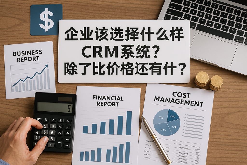 企业该选择什么样的CRM系统？除了比价格还有什么？