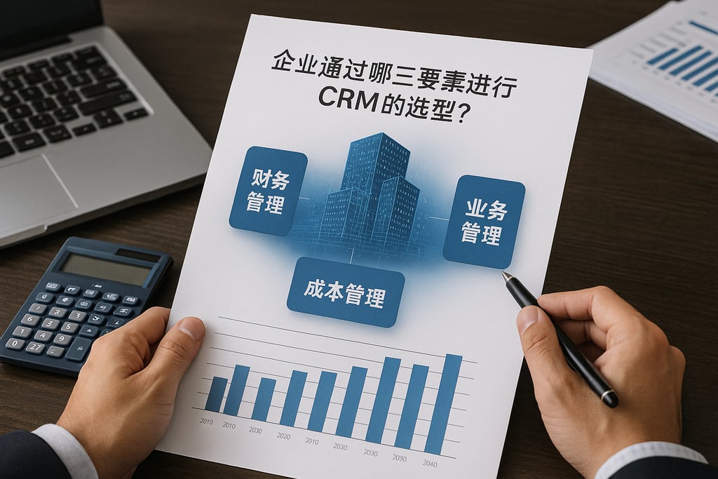 企业通过哪三要素进行CRM的选型？