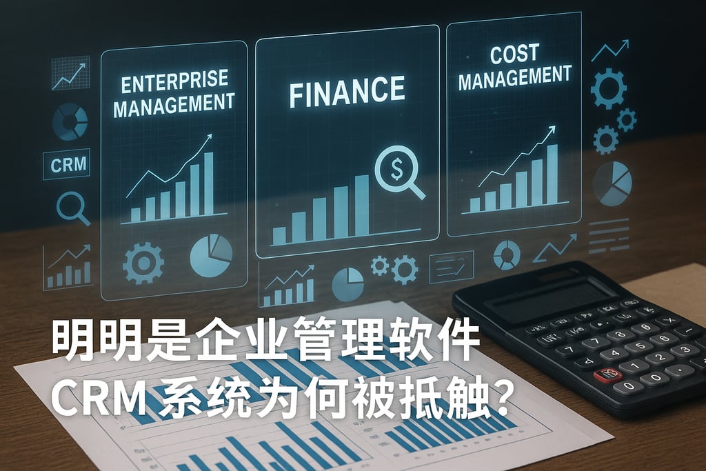 明明是企业管理软件，CRM系统为何被抵触？