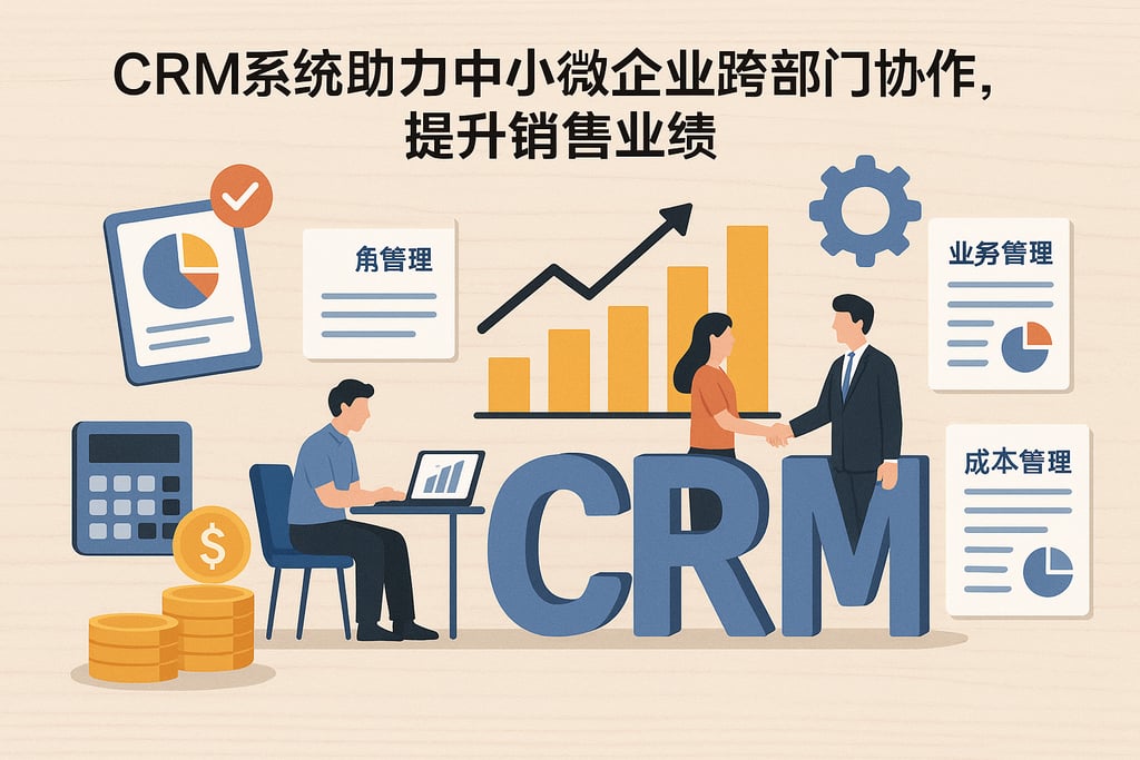 CRM系统助力中小微企业跨部门协作，提升销售业绩