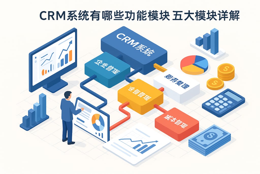 CRM系统有哪些功能模块？五大模块详解