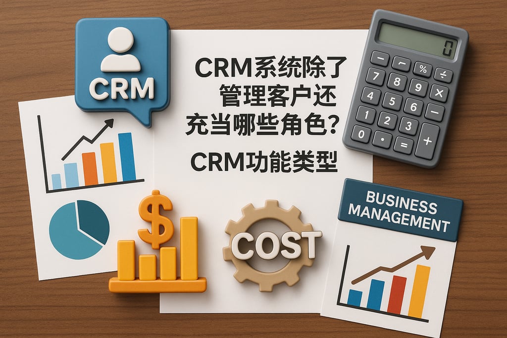 CRM系统除了管理客户还充当哪些角色？CRM功能类型