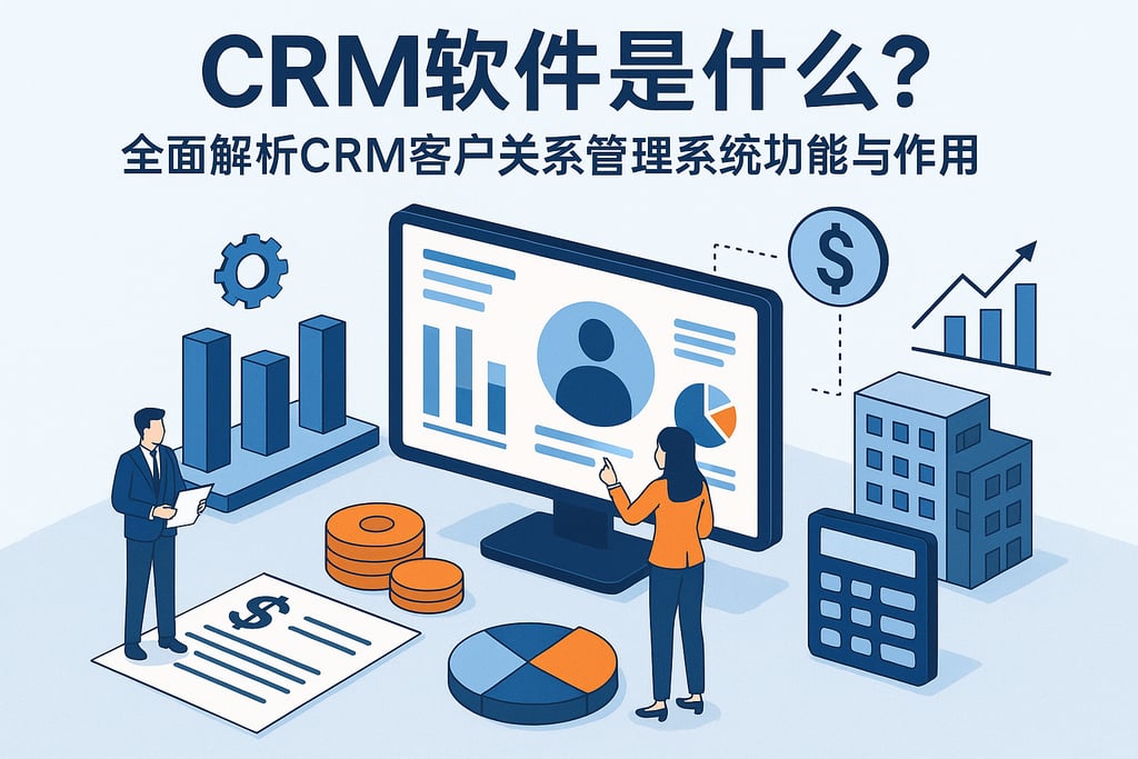 CRM软件是什么？全面解析CRM客户关系管理系统功能与作用