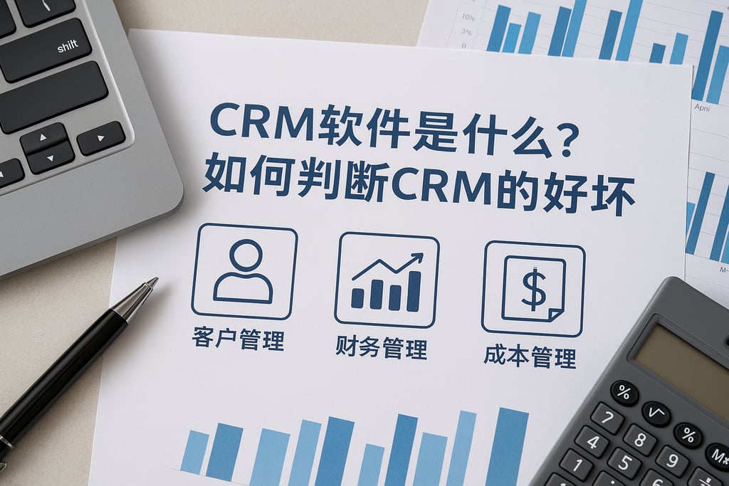 crm软件是什么？如何判断crm的好坏