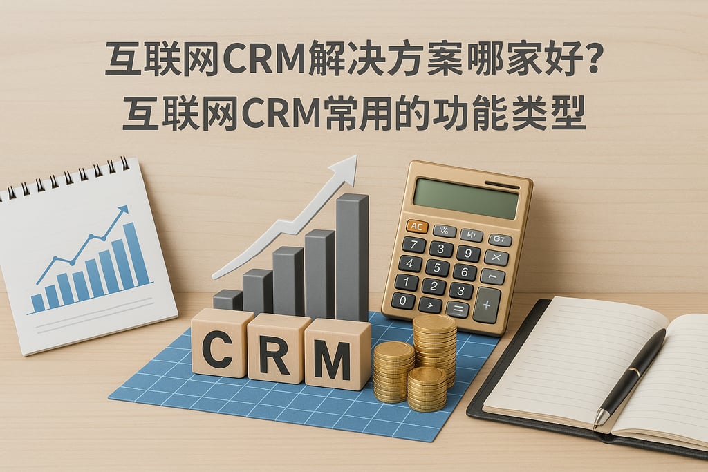 互联网CRM解决方案哪家好？互联网CRM常用的功能类型