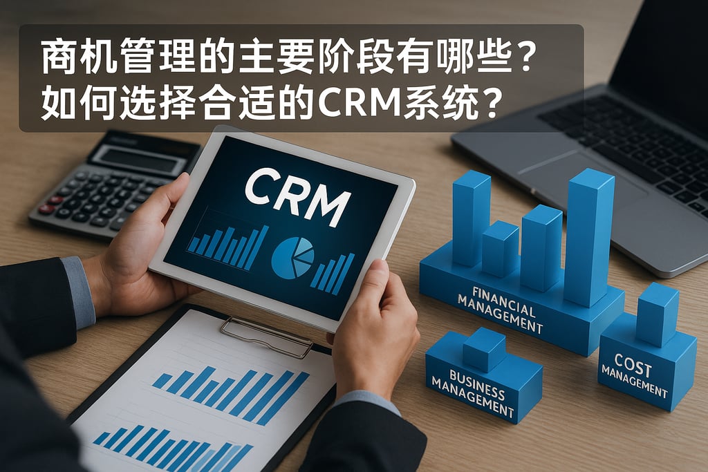 商机管理的主要阶段有哪些？如何选择合适的CRM系统？