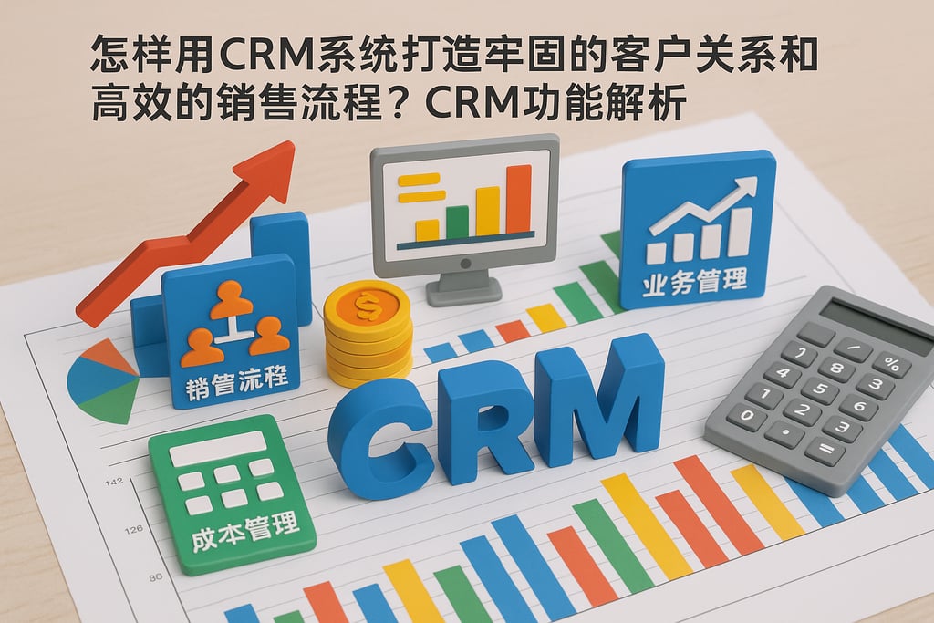 怎样用CRM系统打造牢固的客户关系和高效的销售流程？CRM功能解析