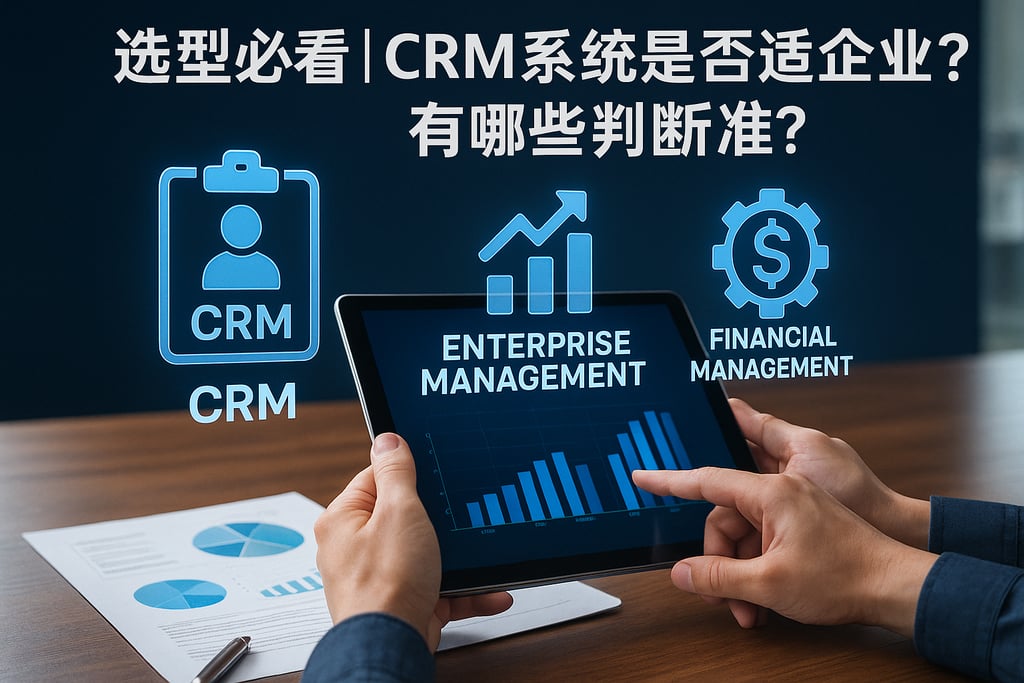 选型必看｜CRM系统是否适合企业？有哪些判断标准？